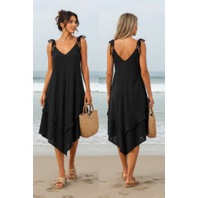 Sile Atelier Şile Atelier %100 Pamuklu Müslim Askılı Elbıse...