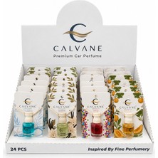 Calvane Perfume Premium Oto/araç Ayna Kokusu 8 ml - 24'lü Stantlı Kutu