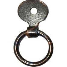 Raftan Topla Halkalı Tablo, Çerçeve Askısı, Küçük, 15X28MM, Eskitme - 100 Adet