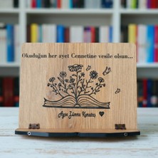 Hü Ma Tasarım ve Aksesuar Hafız Için Hediye Öğrenci Için Hediye Isim Yazılabilir Kişiselleştirilebilir  Ayarlanabilir Ahşap Kitap Okuma Standı Tablet Standı Rahle