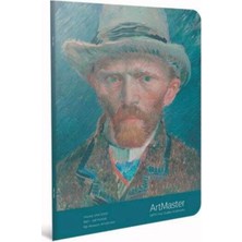 Gıpta Art Master 17X24  Tel Dikişli Karton Kapak 60 Yp Çizgisiz (Düz) Defter 6435 - Tekli