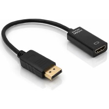 Justlink 4K Displayport To HDMI Görüntü Kablosu - Displayport Erkek'ten HDMI Dişi'ye Ultra Hd Dönüştürücü Adaptör (Dp To HDMI CONVERTER)-JL-D1001K