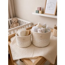 Drsn Ticaret Nünüco Atelier 2'li Çok Amaçlı Bebek Odası Düzenleyici Sepet