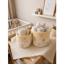 Drsn Ticaret Nünüco Atelier 2'li Çok Amaçlı Bebek Odası Düzenleyici Sepet