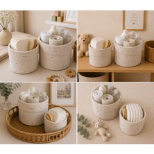 Drsn Ticaret Nünüco Atelier 2'li Çok Amaçlı Bebek Odası Düzenleyici Sepet