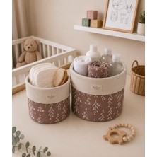 Drsn Ticaret Nünüco Atelier 2'li Çok Amaçlı Bebek Odası Düzenleyici Sepet