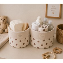 Drsn Ticaret Nünüco Atelier 2'li Çok Amaçlı Bebek Odası Düzenleyici Sepet