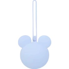My Balli Store Mickey Mouse Silikon Emzik Kutusu - Emzik Saklama Kabı - Hijyenik ve Askılı Tasarım(Mavi)