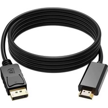 Justlink 4K Displayport To HDMI Görüntü Kablosu - 3 Metre - Displayport Erkek'ten HDMI Erkek'e Ultra Hd Dönüştürücü KABLO-JL-D1030K