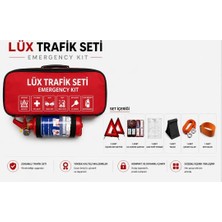 Zirve Kit Lüx Kırmızı Trafik Seti 8 Parça Güvenlik ve Uzun Ömürlü Kullanım İçin Tasarlandı