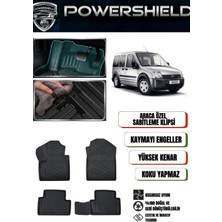 POWERSHIELD Ford Tourneo Connect 2002-2013 Uyumlu Araca Özel Premium 5D Havuzlu Oto Paspas Takımı