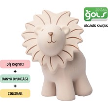 Tikiri Organik Kauçuk Diş Kaşıyıcı ve Banyo Oyuncağı- Lion