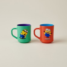 Rakle Minions Lisanslı 2'li Kupa - Renkli - 250 ml