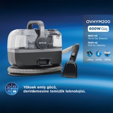 Onvo OVHYM200 Halı ve Koltuk Yıkama Makinesi - Siyah - 600 Watt