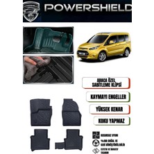 POWERSHIELD Ford Tourneo Connect 2014-2022 Araca Özel Premium 5D Havuzlu Oto Paspas Takımı