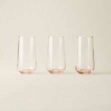 Paşabahçe Allegra 3'lü Meşrubat Bardak Seti - Füme - 470 ml