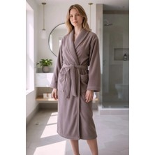 Erca Home Tekstil Ürünleri %100 Pamuklu Bornoz / Füme Şal Yaka