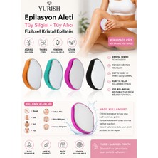 Yurish Epilasyon Aleti Tüy Silgisi Tüy Alıcı Fiziksel Kristal Epilatör