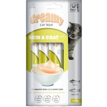 M-Pets Creamy Cilt ve Tüy Yapısı Destekleyici Krema Kedi Ödül Mamas 4*15 gr