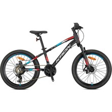 Kron Xc 75 - 24 Mtb - 13' - 21 Vites -M.disc - Mat Siyah/kırmızı-Gri-Mavi