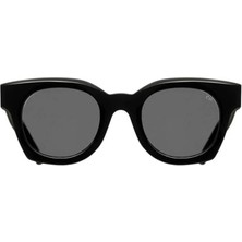 Charlie Max Milano Corso Siyah Asetat Unisex Güneş Gözlüğü