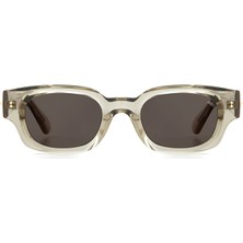 Mess Frames Grinde Transparan Kahverengi Asetat Unisex Güneş Gözlüğü