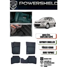 POWERSHIELD Hyundai  İ20 2008-2013 Arası Uyumlu Araca Özel Premium 5D Havuzlu Oto Paspas Takımı