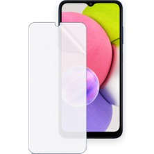 Schitec Samsung Galaxy A03S Uyumlu Ön Yüzey Nano Şeffaf Hidrojel Ekran Koruyucu