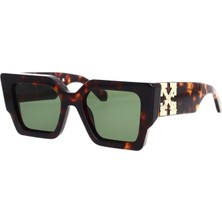 Off-White OERI003 Havana Asetat Unisex Güneş Gözlüğü