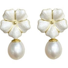 Alegoria Jewellery Bavella Altın Kaplama 925 Ayar Gümüş Kadın Inci Küpe