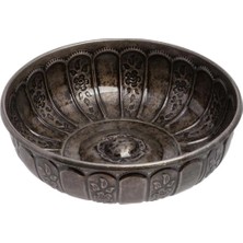 Empressco Hamam Tası Osmanlı Motifli Metal Banyo Tası