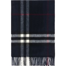 Burberry Giant Lacivert Kaşmir Kadın Atkı