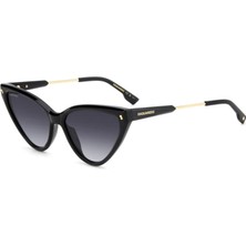 Dsquared2 D2 0134/S 80790 Siyah Asetat Kadın Güneş Gözlüğü