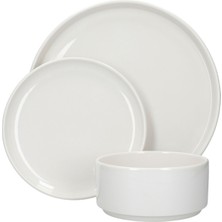 Mikasa MKCAM12PC Camberlie Porselen 12 Parça Beyaz Yemek Takımı