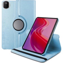Nacario Mey Ithalat®  Huawei Honor Pad X7 360 Tablet Deri Kılıf - Mavi