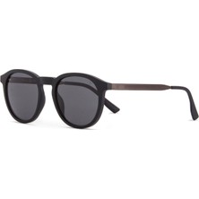 Blancia Milano Bc 1299 C3 Oval Mat Siyah Erkek Güneş Gözlüğü
