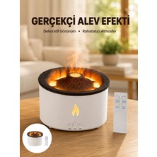Hobilinka 3D Alev Efektli Hava Nemlendirici – Uzaktan Kumandalı ve 8 Saat Çalışma Süreli Yeni Nesil