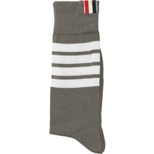 Thom Browne Gri Erkek Çorap