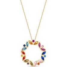 Orena Jewelry Markiz Garden 14 Ayar Altın Kadın Kolye