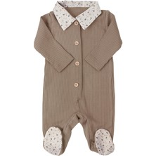Koalav Toffee Uzun Kollu Unisex Bebek Patikli Tulum