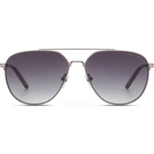 Cerruti 1881 Cr 80031 C4 Pilot Metalik Gümüş Metal Erkek Güneş Gözlüğü