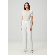 7 For All Mankind Beyaz Jean Pantolon