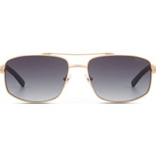 Cerruti 1881 Cr 80039 C3 Dikdörtgen Altın Rengi Metal Erkek Güneş Gözlüğü