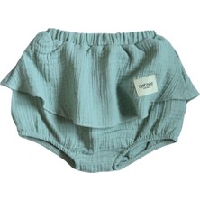 Totzee Mint Müslin Kız Bebek Etekli Şort