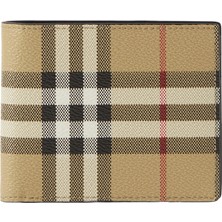 Burberry Hıpfold Bej Erkek Cüzdan