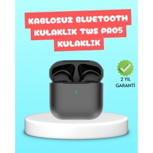 Hsc Bilişim Tws Pro 5 Bluetooth Kulaklık – Kablosuz ve Şarj Kutulu Tasarım