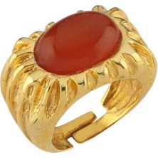 Linya Jewellery Eos Akik Kadın Gümüş Yüzük