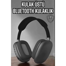 Nacario Mey Ithalat® P9 Plus Hi-Fi Ses Kalitesi Ayarlanabilir Mikrofonlu Bluetooth Kulaklık Siyah