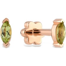 Meri Krutzo Waterfall 7 Pırlanta Taşlı 14 Ayar Rosegold Kadın Piercing