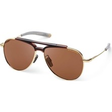 Dita Lancier LSA-401 DLS-401-60-01 Altın Rengi Titanyum Asetat Güneş Erkek Gözlüğü